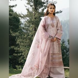 Original qalamkar luxury lawn 3pc